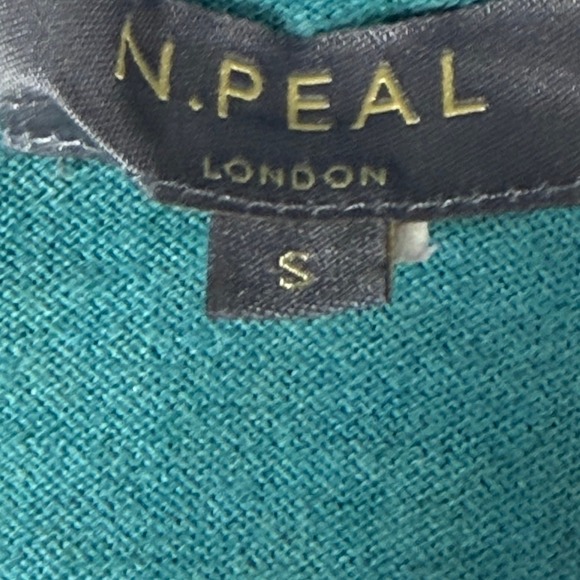 N.Peal London Mens Polo Shirt Knit Cotton Cashmere‎ Small - Picture 3 of 5